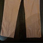 Ralph Lauren  Golf orange and white gingham check women's cropped pants Photo 5