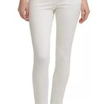 DKNY Womens White Stretch Pocketed Mid-rise Skinny Jeans Size 12 NWT Photo 0