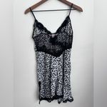 Victoria's Secret Victoria’s Secret 100% Silk Animal Print Nightie slip dress lace M Photo 1