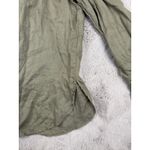 Club Beymen Linen Button Down Shirt Long Sleeve Olive Green Tunic XS Minimalist Photo 6