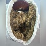 American Eagle Outfitters XS Padded Vest Hoodie Jacket with Faux Fur in White Photo 4