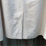 Brooks Brothers Fully lined linen Cream shift dress 8 Photo 6