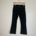 Citizens of Humanity  Drew Crop flared black velveteen pants. Size 25 Photo 2