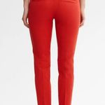 Banana Republic  italian fabric wool blend Crop Pants Womens Red size 4 Photo 8
