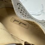 Paul Green Tianna Metallic Leather Peep Toe Heeled Sandals Size 9 Photo 5