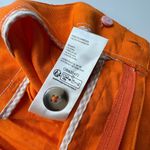 Anthropologie  New Colette Shorts by Maeve Linen Edition Women’s Size 32 Orange Photo 5
