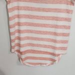 Market & Spruce  Pink and White Striped Top NWT Size XS Petite Pink Tee Stripes Photo 2