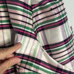 Crown & Ivy NEW Plaid Holiday Top 3/4 Sleeve Blouse Christmas Lined Preppy 4X Photo 6