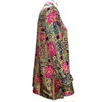 Anna And Frank Medium Vintage Multicolor All Silk Button Down Long Sleeve Shirt Blue Photo 3