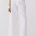 J.Crew  high-rise superwide-leg jean in white Photo 0