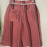 New Pilcro by Anthropologie Cropped wide Leg jean Shorts Size Xs Pink Photo 3