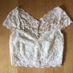 Garage White Lace Top Photo 0