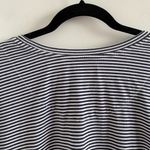 Ralph Lauren Lauren  Heathered Grey & White Striped Nightgown Size Large Photo 9