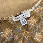 Current Air  Multi Floral Tiered Midi Dress in Yellow Green & Cream Photo 2