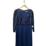 Mac Duggal EMBELLISHED LONG SLEEVE BODICE COLUMN DRESS Style #67887 Photo 7