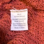 Sweet Wanderer Women's Rust Sweater with Laced Back Photo 3