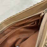 Whiting & Davis  beige mesh zip closure convertible crossbody bag Photo 7