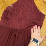 Dressy Star Maroon Bridesmaid Dress Red Size 2X Photo 1
