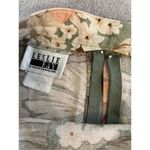 Leslie Fay Women’s Linen Floral Button Down Set Hawaiian Tropical Skirt & Top Photo 8