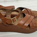 Kork-Ease  Leather Cross Strap Platform Sandals 353 Photo 4