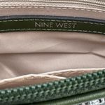 Nine West Green Quilted  Wristlet Wallet Pouch Photo 6