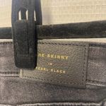 ZARA  Black‎ Wash High Rise Ankle Frayed Hem Skinny Jeans Size 4 Photo 5