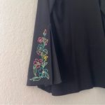 Diane Von Furstenberg  Cardigan Black Medium Embroidered Silk Assets w/shirt #108 Photo 3