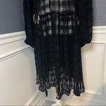 ZARA Artsy Embroidered Button Front Kimono Duster Photo 11