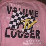 MTV Juniors’ Graphic Print Sweatshirt Pink Size L Photo 3