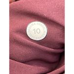 Lululemon Burgundy Wide Leg Split Hem Pants Women's Size 10 EUC Red Photo 2