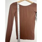 Free People Intimately Low Back Seamless Long Sleeve Top M/L NWT Photo 3