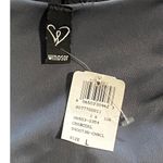 Windsor NWT ~  Charcoal Gray Knit Wrap Front Romper Short Jumpsuit ~ Womens LARGE Photo 5