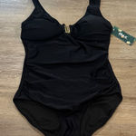 Blooming Jelly Black Women's One Piece Swimsuit Photo 0
