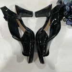 Easy Street ‎ black patent faux leather slingback dress heels size 9 Photo 4