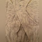 Lululemon Essential Tank in Tiger Space Dye Hail White women’s size 10 Photo 2