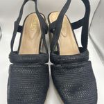 Ralph Lauren Lauren  Penelopie Espadrille Wedge Sandals‎ Womens 10B Blue Leather Photo 0