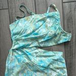 Hello Molly  Aqua and Yellow Dress Photo 2