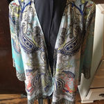 Soft Surroundings paisley semi sheer kimono/coverup Photo 0