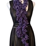 Brand new hand crocheted beautiful purple Boa scarf Photo 0