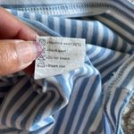 Merokeety  Dress.‎ Size Large Light blue striped. With attached belt. Photo 10