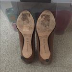 Michael Kors MK Tan Patent Leather Heels Photo 3