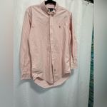 Ralph Lauren  Women's Pink Striped Button-Down Shirt Photo 2