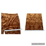 Beyond Yoga Best Dressed Pant Bronze Velvet Flare Leg Paisley Size Small NEW Photo 9