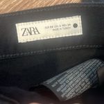 ZARA NWT  Mid Rise Relaxed Fit Straight Leg Indigo Black Jeans size 2 US Photo 4