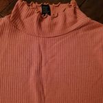 Forever 21 Rose pink body suit short sleeve size medium by small ruffle … Photo 2