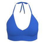 Time & Tru Nwt Women's Ruched Side Bikini Swimsuits blue size 3X bathing suit Photo 4