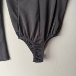 ANGL  sz S black‎ blouson bodysuit Photo 7