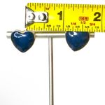 JAY KING DTR Sterling Silver Lapis Lazuli Cabochon Inlay Heart Earrings Blue Photo 4