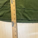 Y2K Green Long Sleeve Waffle Knit Shirt Tunic Large Graphic Size M Photo 8