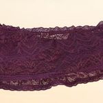 Forever 21 Lingerie Bralette Plum Lace Lightly Padded Size M NWT Photo 2